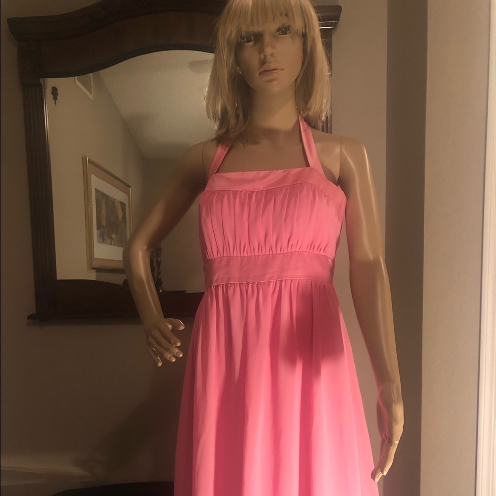 Ladies pink dress by After Six.